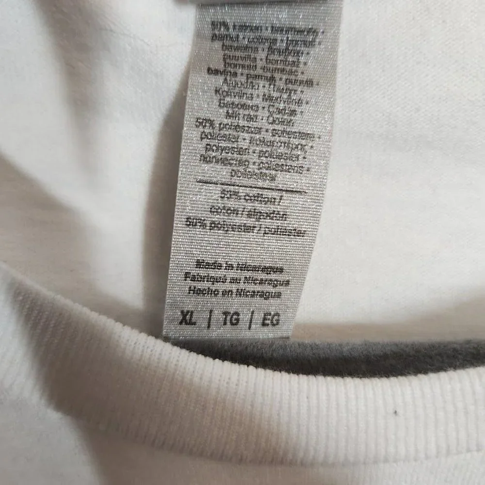Dakota Louis War Hoop Tee in White - Size‎ XL